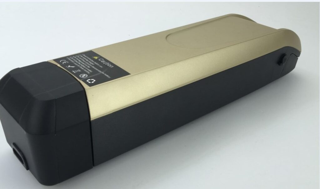 Аккумулятор Li-ion 36V-10,4Ah 20A в быстросъемном боксе на раму (Эльтреко)