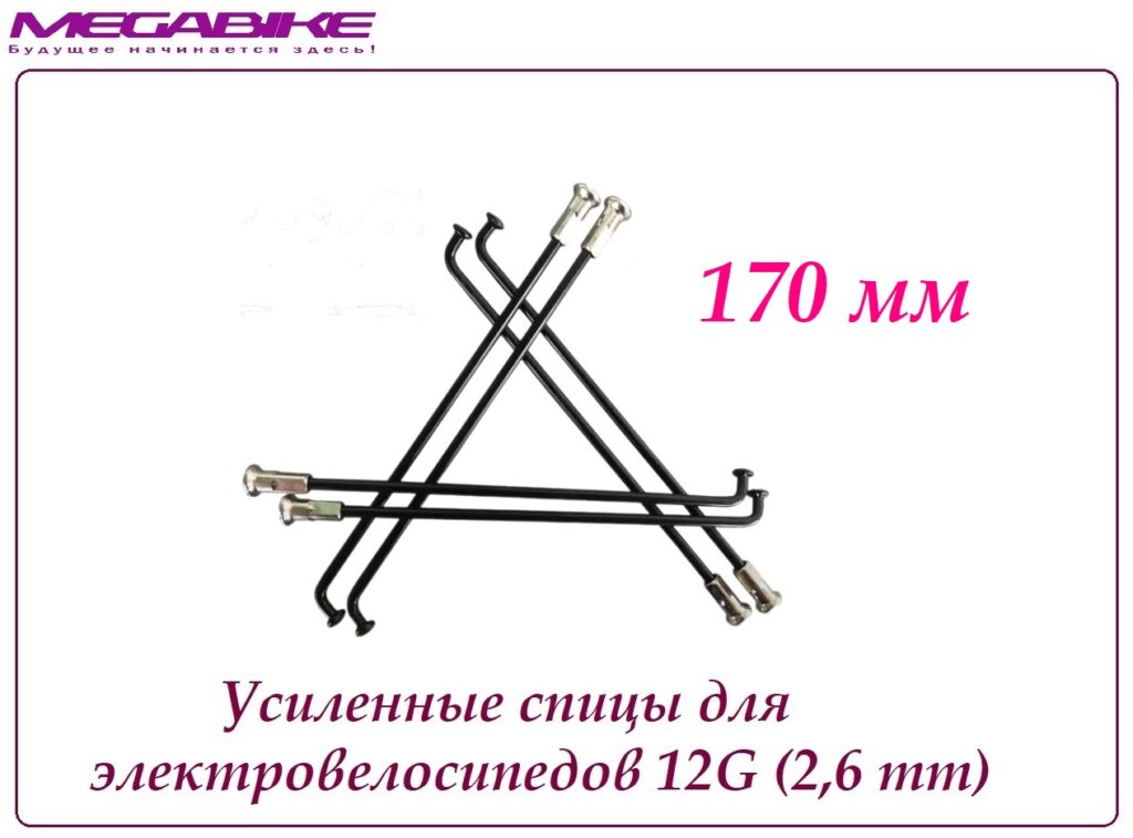 Усиленные спицы 12G 170 mm